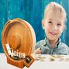 Personalized Large Wooden Letter Piggy Bank, Coin Bank, Custom Piggy Bank with Custom Name, Can be Used as Christmas, Birthday Gifts view 3