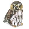 Folkmanis Pygmy Owl Hand Puppet, Brown, Black, White, Beige view 1