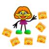 Glo Pals x Sesame Street Water-Activated Light-Up Cubes for Sensory Play (Julia - Cubes with Character) - Valentine Day Gift view 1