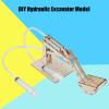 Agatige DIY Excavator Model, Hydraulic Excavator DIY Toy Portable Educational Science Experiment Toy Set view 2