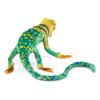 Folkmanis Mini Collared Lizard Finger Puppet, Green, Brown, Yellow, Black view 4