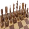 3 1/2 inch King Staunton Wood Acacia Natural Boxwood Chess Set with 17 inch Walnut & Maple Board view 3