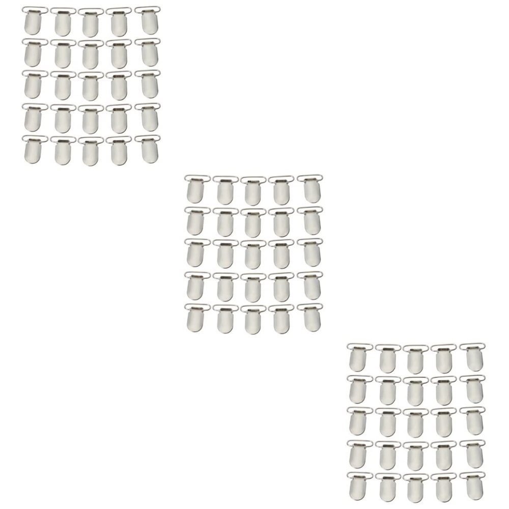 75 Pcs Suspender Clips Clips Suspender Clips for Metal Suspender Clips Strap Clip No Glue