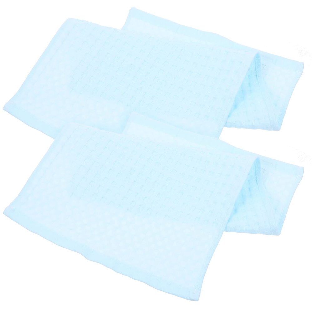Beavorty 2pcs Soft Cotton Face Towels for Absorbent Washcloths for Newborns for Bathing and Makeup Removal Lightweight and Breathable