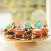 24 PCS Pumpkin Boy or Girl Cupcake Toppers Glitter Gender Reveal Pumpkin Cupcake Picks Baby Little Feet Cake Decorations for Fall Theme Baby Shower Kids Birthday Party Supplies Gold view 4