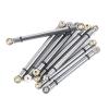 BAIJAC 8Pcs Metal Pull Rod Linkage Link Set for HB Toys ZP1001 ZP1002 ZP1003 ZP1004 1/10 RC Crawler Car Upgrade Parts ( Color : Silver ) view 3