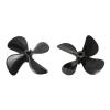 BAIJAC 1Pair 4-Blades CW CCW Propellers High Torque 50mm/55mm/60mm Fully Immersed Water Props with 4mm Shaft for RC Fishing Boat Model ( Color : 1pair 60x5mm ) view 1