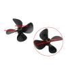 BAIJAC 1Pair 4-Blades CW CCW Propellers High Torque 50mm/55mm/60mm Fully Immersed Water Props with 4mm Shaft for RC Fishing Boat Model ( Color : 1pair 60x5mm ) view 3