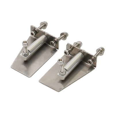 1Pair Metal Trim Tabs 41mmx30mm Wave Balance Flaps Water Pressure Plate Control Hull Stability for RC Racing Boat O/V Yacht Mono
