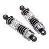 BAIJAC 4PCS Upgraded Aluminum Capped Oil Filled Shock Absorber Damper for HBX 16889 M16100A 1/16 RC Car Parts (Color : Silver Black) view 2