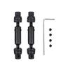 2 Pcs Metal Front Rear Drive Shaft for WPL D12 C14 C24 B16 B36 B24 MN D90 MN99S Henglong RC Car Spare Parts ( Color : Black ) view 1
