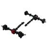 2 Pcs Metal Front Rear Drive Shaft for WPL D12 C14 C24 B16 B36 B24 MN D90 MN99S Henglong RC Car Spare Parts ( Color : Black ) view 2