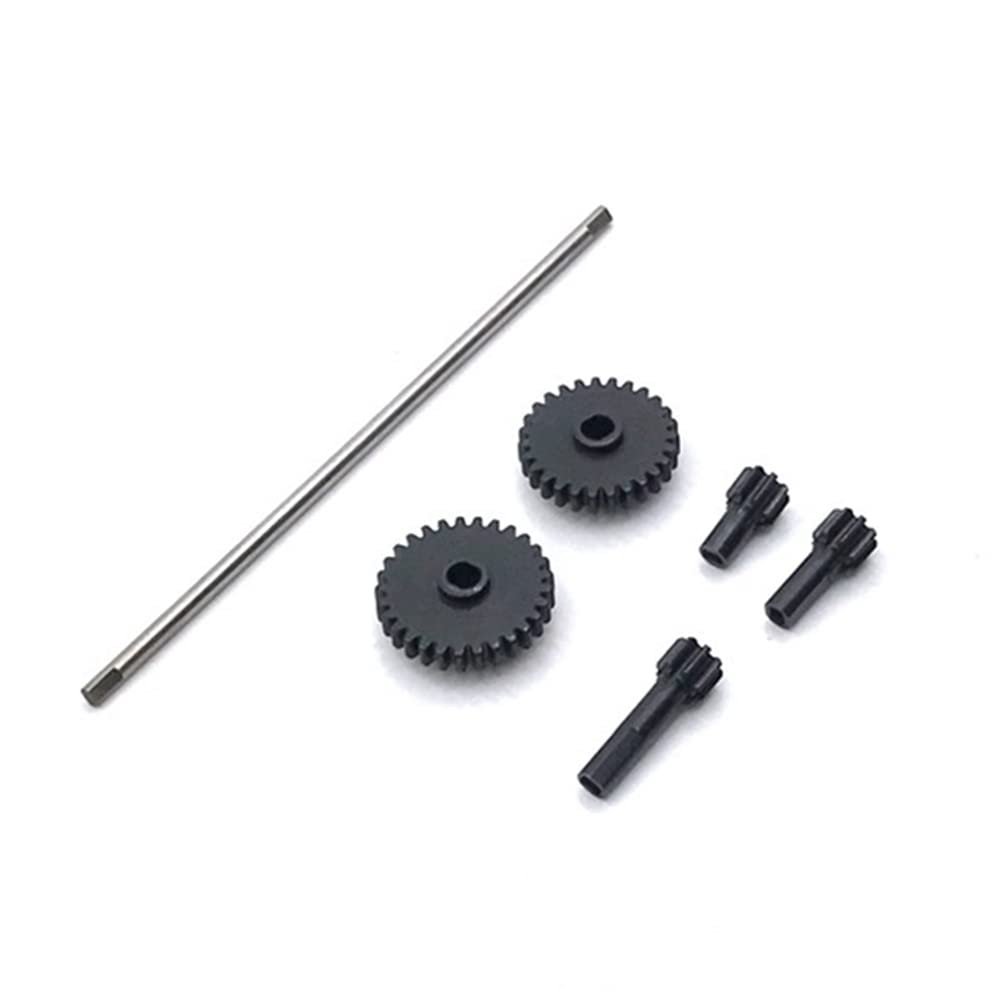 BAIJAC Steel Metal Driving Gear Reduction Gear Central Drive Shaft for Wltoys 284131 K969 K989 P929 1/28 RC Car Upgrade Parts ( Color : Champagne )