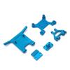 Metal Front Guard & Bumper Set for Wltoys 144001 144002 144010 124016 124017 124019 RC Car Upgrade Parts Accessories ( Color : Blue ) view 1