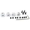 4PCS 5mm to 12mm Metal Combiner Wheel Hub Hex Adapter for WPL D12 C14 C24 C34 MN D90 D91 MN99S RC Car Upgrade Parts ( Color : Black ) view 3