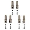 6Pcs Metal Rear Axle Drive Shaft Adapter for WPL C14 C24 C34 B14 B24 B36 MN D90 MN99S RC Car Upgrade Parts ( Color : As Shown ) view 1