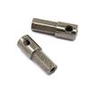 6Pcs Metal Rear Axle Drive Shaft Adapter for WPL C14 C24 C34 B14 B24 B36 MN D90 MN99S RC Car Upgrade Parts ( Color : As Shown ) view 4
