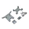 BAIJAC Metal Front Guard & Bumper Set for Wltoys 144001 144002 144010 124016 124017 124019 RC Car Upgrade Parts Accessories (Color : Grey) view 1