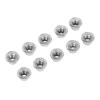 10PCS Metal 5Mm M5 Wheel Lock Flange Nuts for Arrma Traxxas 1/7 1/8 RC Car FPV Racing Drone ( Color : Black ) view 2