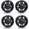 4PCS Plastic 1.9inch Beadlock Wheel Hub Rim for 1/10 RC Crawler Axial SCX10 90046 AXI03007 Traxxas TRX4 RedCat MST Parts ( Color : Black ) view 1