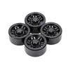 4PCS Plastic 1.9inch Beadlock Wheel Hub Rim for 1/10 RC Crawler Axial SCX10 90046 AXI03007 Traxxas TRX4 RedCat MST Parts ( Color : Black ) view 3