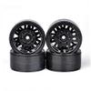4PCS Plastic 1.9inch Beadlock Wheel Hub Rim for 1/10 RC Crawler Axial SCX10 90046 AXI03007 Traxxas TRX4 RedCat MST Parts ( Color : Black ) view 4