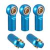 10Pcs Metal M3 Link Tie Rod End Ball Joint for 1/10 RC Car Crawler AXIAL SCX10 D90 D110 Tamiya CC01 ( Color : Silver ) view 4