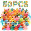 50 Pack Rubber Ducks for Kids Bath Toys and Jeep Ducks for Ducking, Rubber Ducks in Bulk for Kids, Baby Showers Accessories, Birthday Gifts and Summer Pool Party view 1