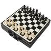 4 in 1 Tabletop Gaming Set: Chess, Ludo, Backgammon, Snakes and Ladders (Black) view 2