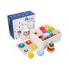 Adena Montessori Play Kit for 7-8 Months Baby,9 in 1 Learning Educational Toys for Toddler,Include Object Permanence Box,Different Balls,Shape Puzzles and More,Christmas Birthday Gift for Boys Girl view 1
