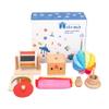 Adena Montessori Play Kit for 5-6 Months Baby,8 in 1 Learning Educational Toys for Toddler,Include Rainbow Spining Drum,Mirror Puzzle,Baby Tissue Box and More,Christmas Birthday Gift for Boys Girl view 1