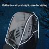 2 Rear Seat Canopy, Child Seat Rain and Wind with Transparent Window,Portable Rain for Child Seat, Baby Rear Seat Canopy,Rain Wind for Child Seat view 2