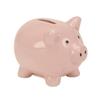 Creative Gifts International Small Pink Ceramic Pig Piggy Bank, 3" X 4" X 3", Gift Box Included view 1