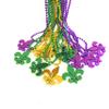 YSPPF Mardi Gras Bead Necklaces Round Multi Colors Party Necklace(12 Pcs) view 1