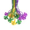 YSPPF Mardi Gras Bead Necklaces Round Multi Colors Party Necklace(12 Pcs) view 2