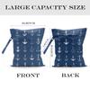 2 Pcs Wet Bag, Wet Dry Bag, Wet Bag for Swimsuit, Travel, Beach, Pool, Stroller, Diapers, Dirty Yoga Gym Clothes, Toiletries, Makeup Bag, Beach Bag Ocean Starfish Anchor Dcor Birthday Gift for Women. view 3