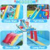 Doctor Dolphin Inflatable Water Slides, Water Bounce House with Waterslide for Kids, Blow Up Water Park Backyard, Water Slides Outdoor for Wet and Dry(550W Blower Included) view 2