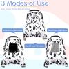 Baby Carseat Cover Boys, Newborn Car seat Canopy, Minky Cozy & Warm Cover, Winter Carrier Cover with Peep Windows, Soft & Breathable, Bear Stuff view 2