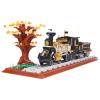 Chunbrommisam Steam Train Building Blocks, Build Model Train Set, DIY Locomotive Display Toy with Railroad Tracks, Gift for Train Enthusiasts (950 Pieces) view 1