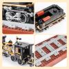 Chunbrommisam Steam Train Building Blocks, Build Model Train Set, DIY Locomotive Display Toy with Railroad Tracks, Gift for Train Enthusiasts (950 Pieces) view 3