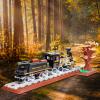 Chunbrommisam Steam Train Building Blocks, Build Model Train Set, DIY Locomotive Display Toy with Railroad Tracks, Gift for Train Enthusiasts (950 Pieces) view 4