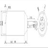 MP70141 150KV 15kw 100% Waterproof inrunner dc brushless Motor for efoil jetboard Motor Enginer view 3