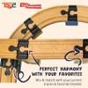 Allround Large Plastic Train Connectors - Compatible with Duplo & Brio - Toy2 Spare Parts for Wooden Train Track Set view 4