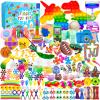 125 Pack Fidget Toys Assortment for Kids 4-8-12,Stress&Anxiety Relief Toys for Party Favors,Treasure Box Fillers,Classroom Prizes Rewards,Carnival,Pinata Stuffers view 1