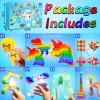 125 Pack Fidget Toys Assortment for Kids 4-8-12,Stress&Anxiety Relief Toys for Party Favors,Treasure Box Fillers,Classroom Prizes Rewards,Carnival,Pinata Stuffers view 3