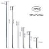AONTOKY 30Pcs M3 Pushrod Connector 304 Stainless Steel Rod Linkage for RC Model Airplane Helicopter Boat Car DIY Parts view 2