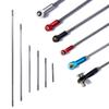 AONTOKY 30Pcs M3 Pushrod Connector 304 Stainless Steel Rod Linkage for RC Model Airplane Helicopter Boat Car DIY Parts view 3