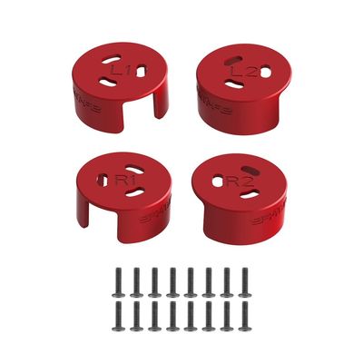 Aluminum Alloy Motor Cap for D JI Avat, Moisture-proof, Dust-proof Protection Cover for Avata Quadcopter-Red
