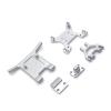 BAIJAC Metal Front Guard & Bumper Set for Wltoys 144001 144002 144010 124016 124017 124019 RC Car Upgrade Parts Accessories (Color : Silver) view 1