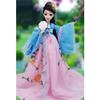 Chinese Hanfu Ball Joints Doll Begonia Fairy Dress Up Toys Handmade Blue Ancient Costume Doll Girls Gift, 12 inch view 4